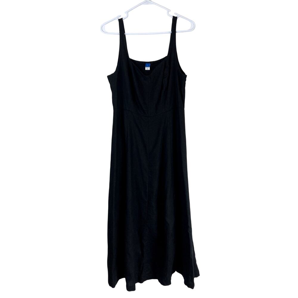 Old Navy women's fit & flare sleeveless linen blend dress.